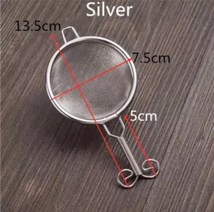 Stainless Steel Strainer in Silver